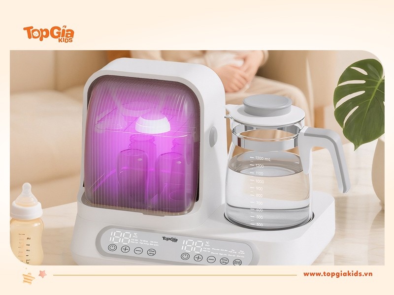 Máy đun hâm nước pha sữa UVC 208 TopGiaKids