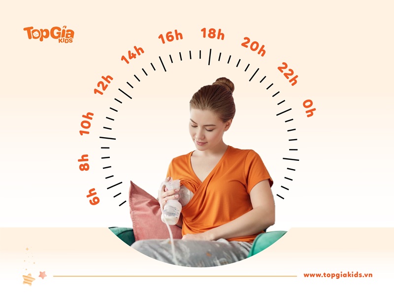 Thời điểm thích hợp mẹ nên hút sữa