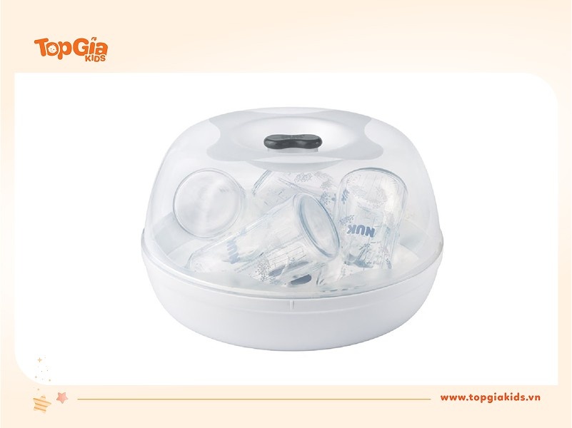 Các bước tiệt trùng bình sữa bằng lò vi sóng 