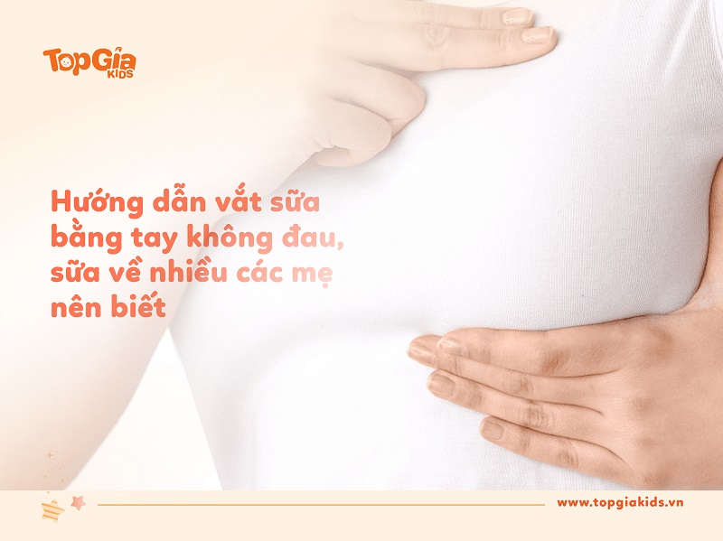 cách vắt sữa mẹ bằng tay