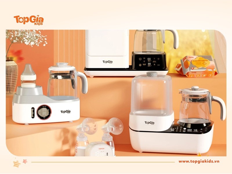 TopGiaKids thương hiệu máy tiệt trùng uy tín chất lượng cao