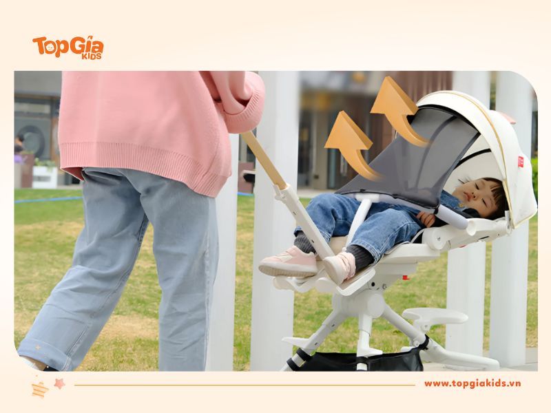 Cách sử dụng xe đẩy cho bé an toàn