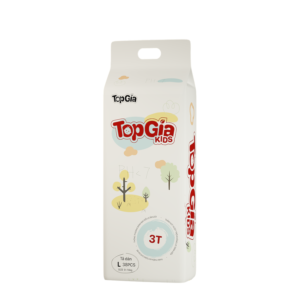 Bỉm - Tã dán TopgiaKids cho bé đủ Size S/M/L/XL