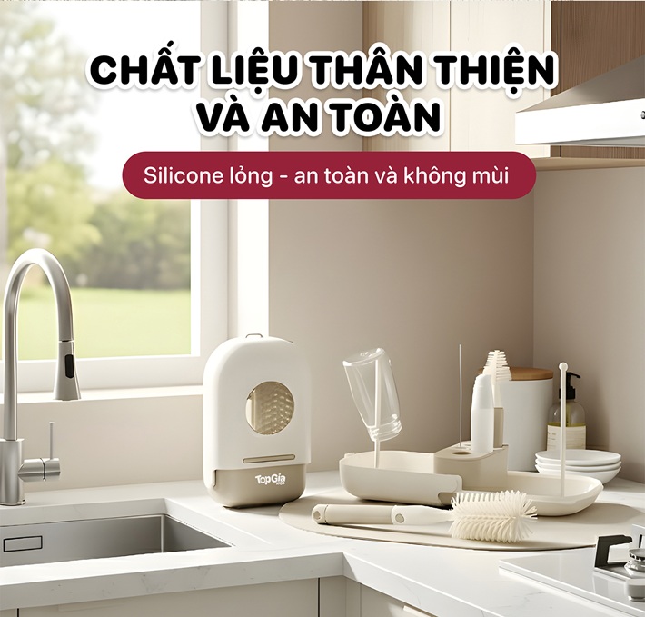 Bộ cọ vệ sinh bình 6 món
