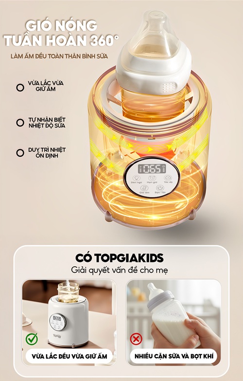 Máy hâm lắc sữa T2-02