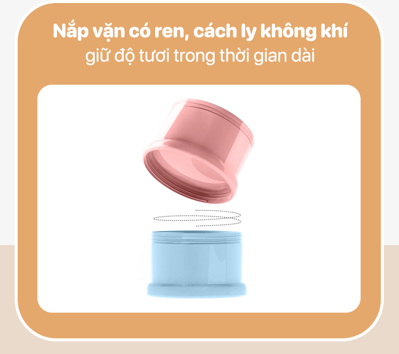 Hộp đựng sữa bột TopgiaKids