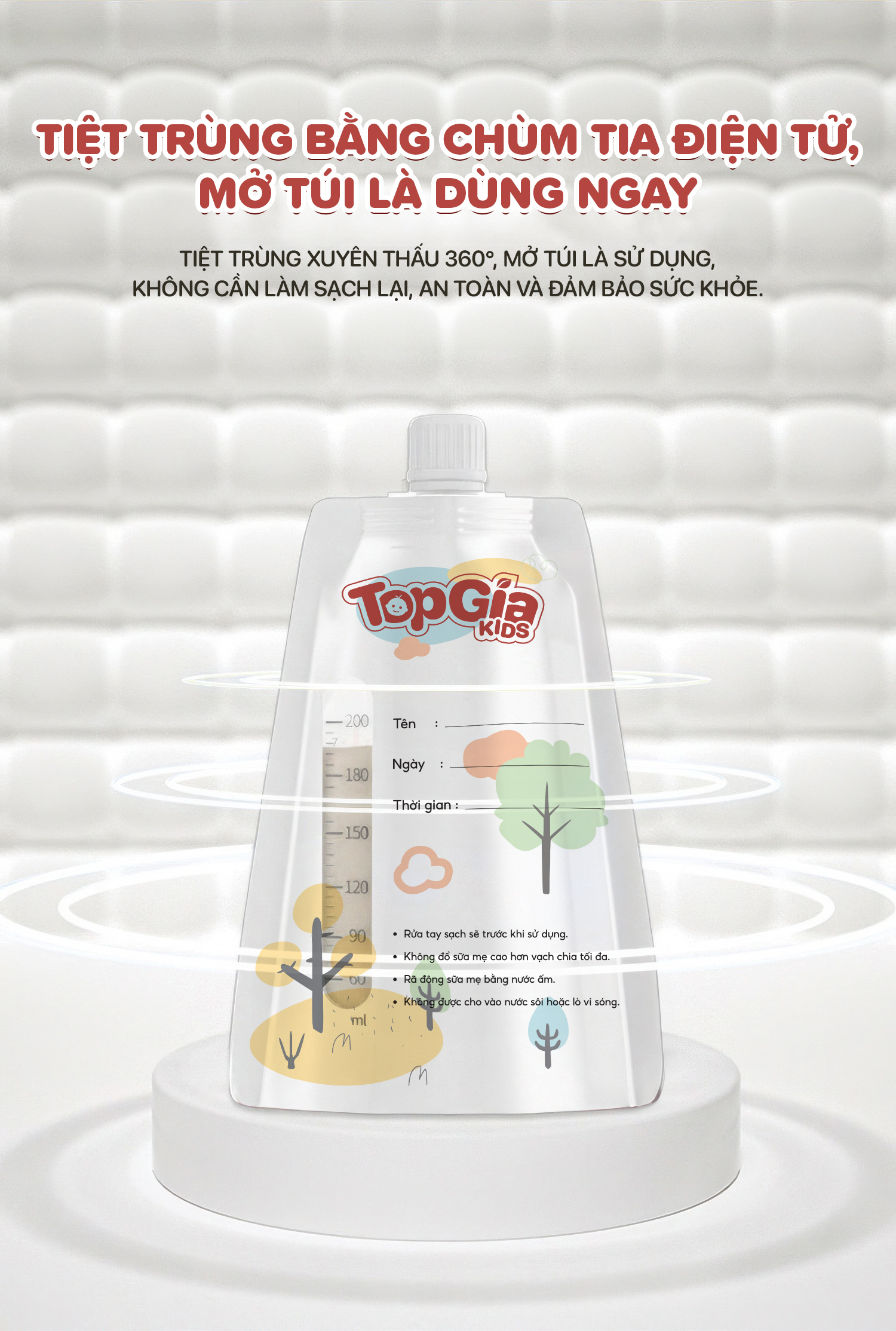 Túi trữ sữa TopgiaKids