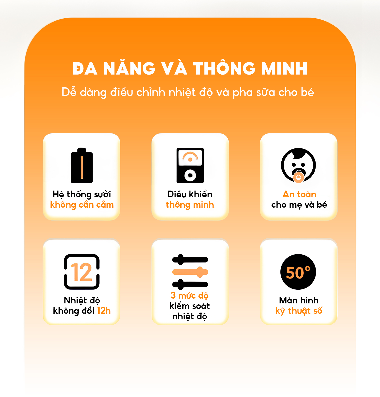 Máy đun nước hâm sữa cầm tay TopgiaKids M3-03