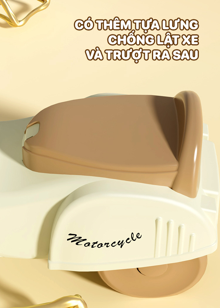 Xe chòi kiểu máy TopgiaKids M7-03