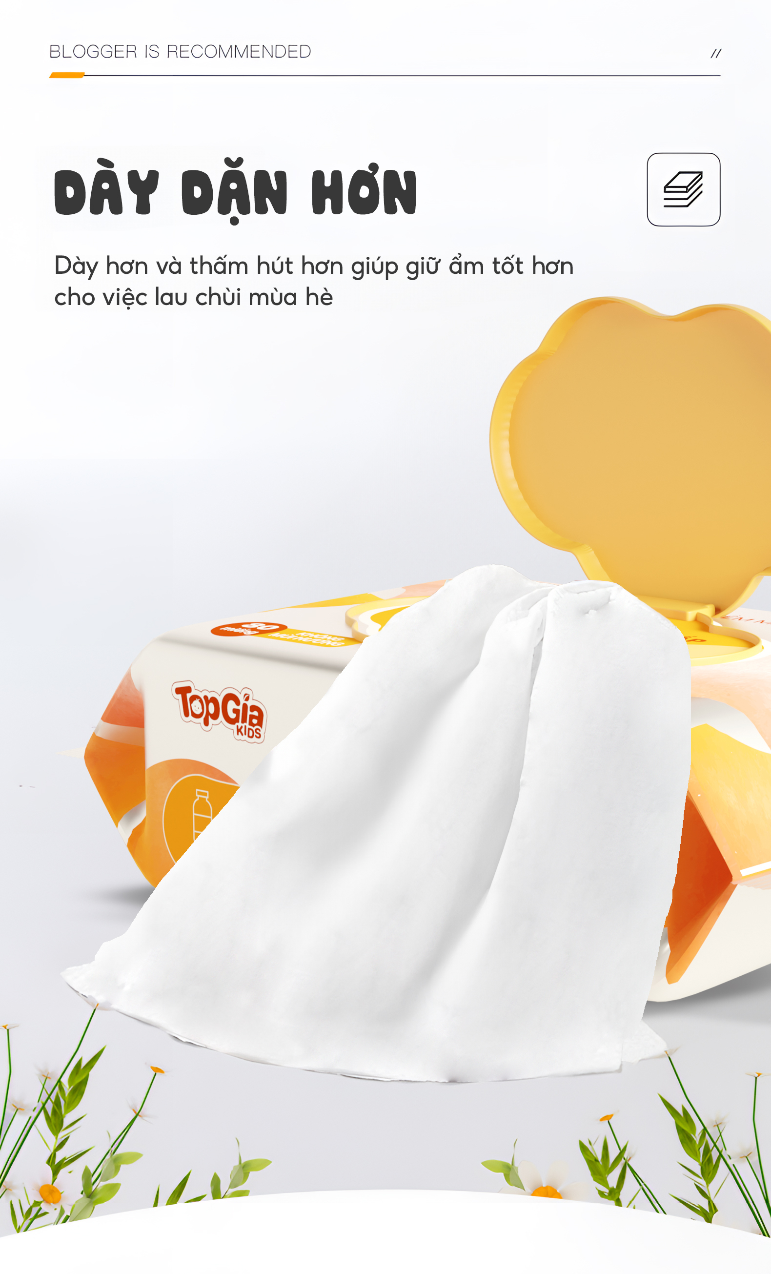 Khăn ướt cho bé TopgiaKids
