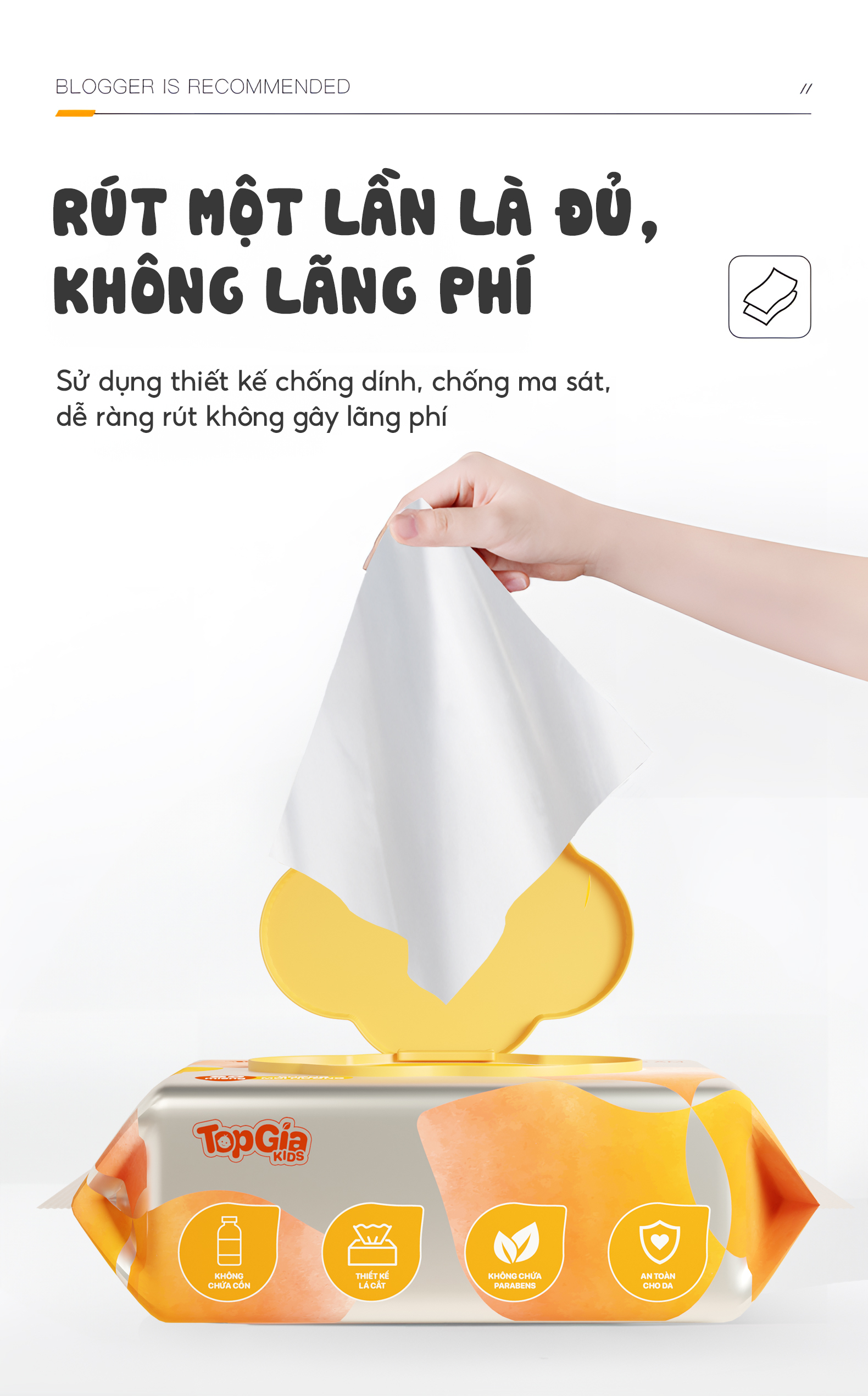Khăn ướt cho bé TopgiaKids