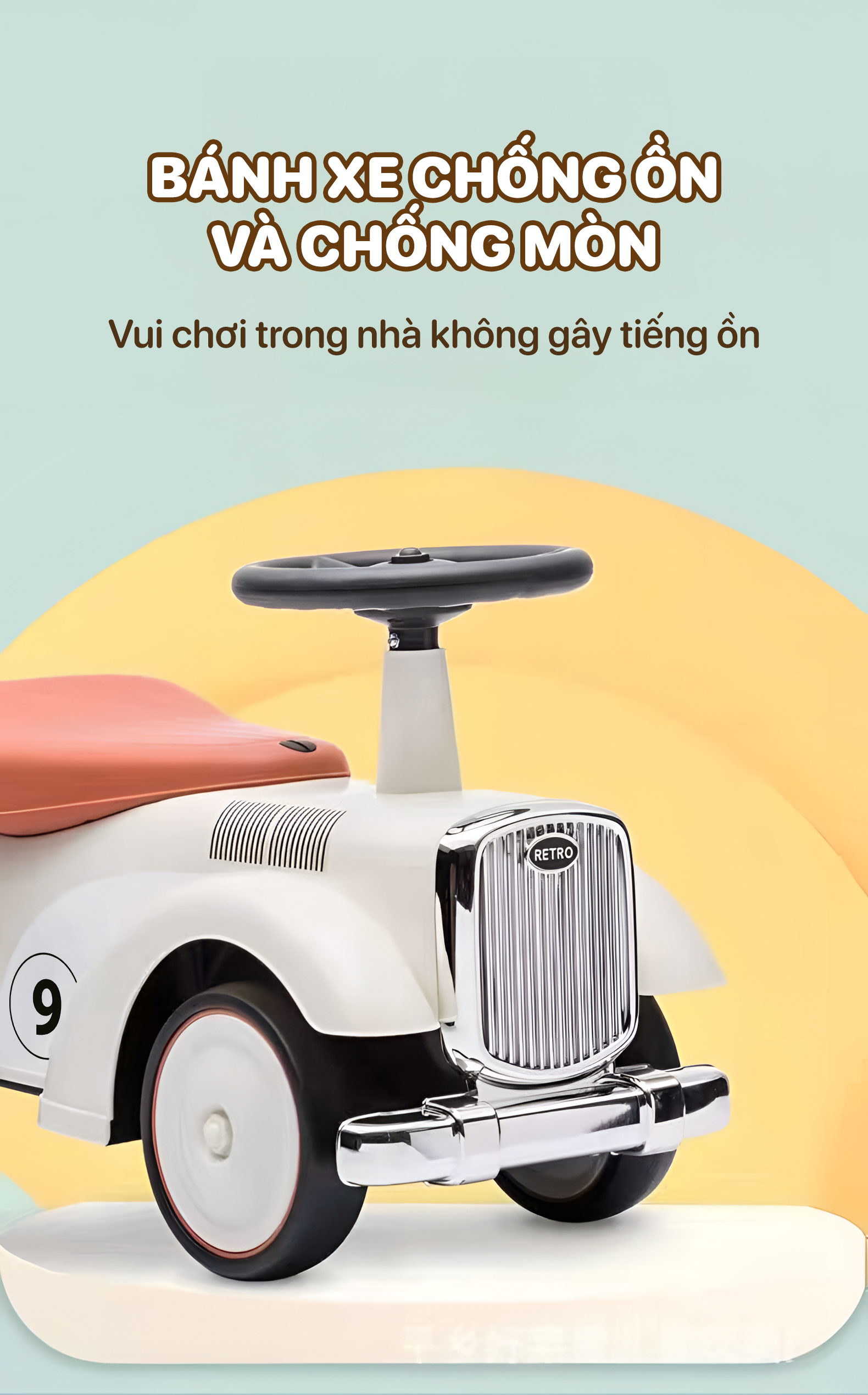 Xe chòi kiểu xe oto TopgiaKids M7-08