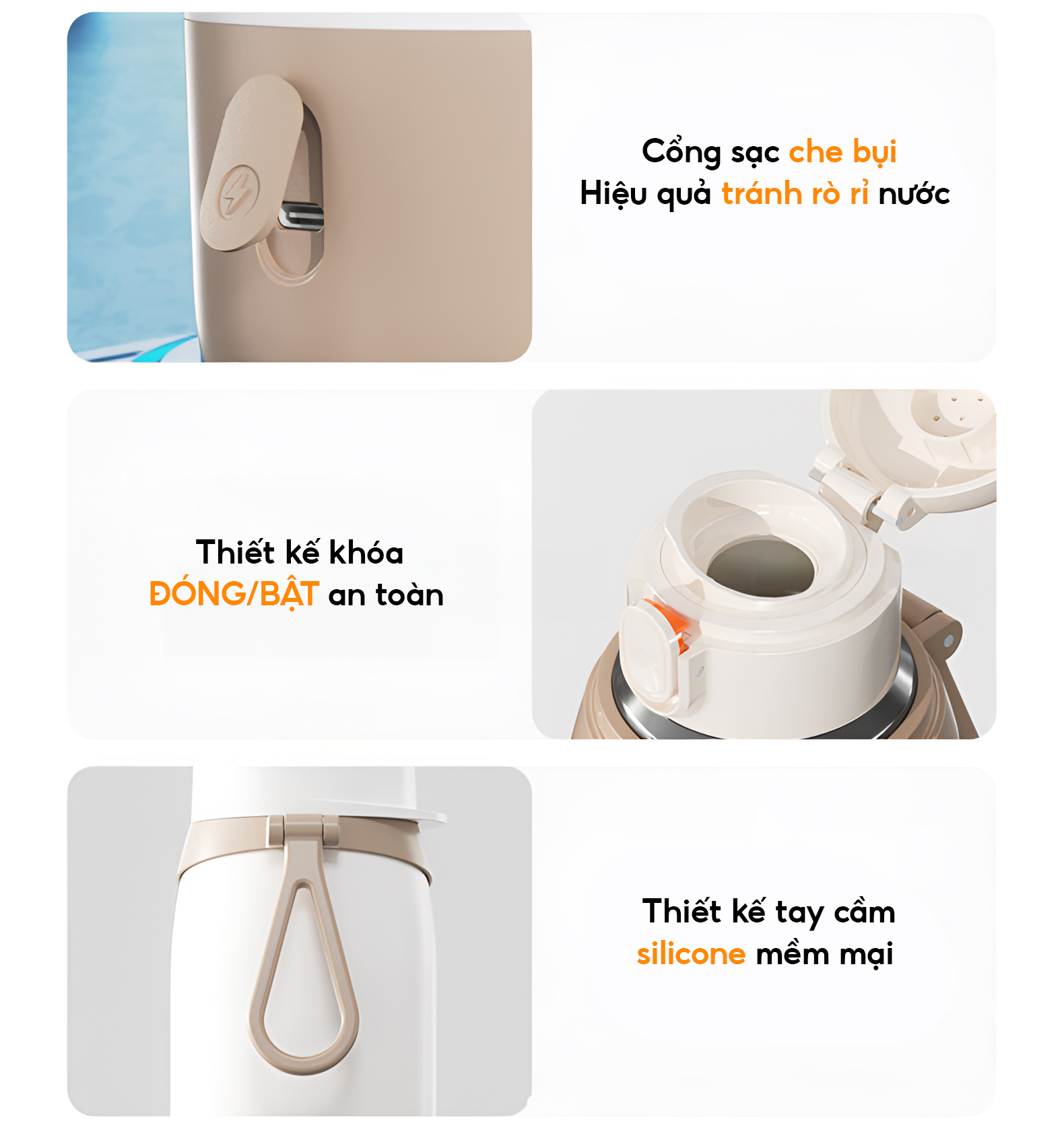 Máy đun nước hâm sữa cầm tay TopgiaKids M3-03