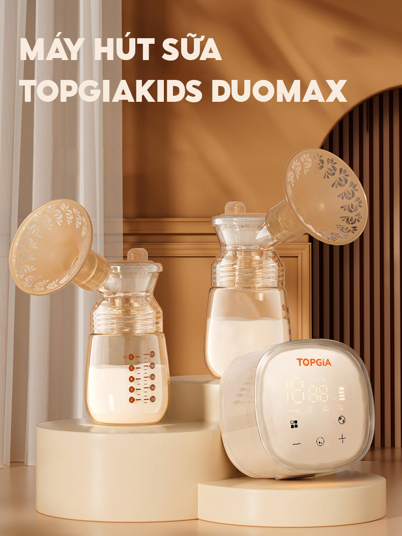 Máy hút sữa điện đôi cao cấp TopgiaKids TG-8166