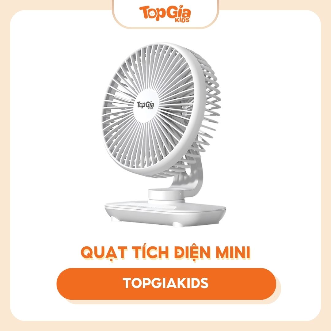 Quạt tích điện mini để bàn TopgiaKids M7-07