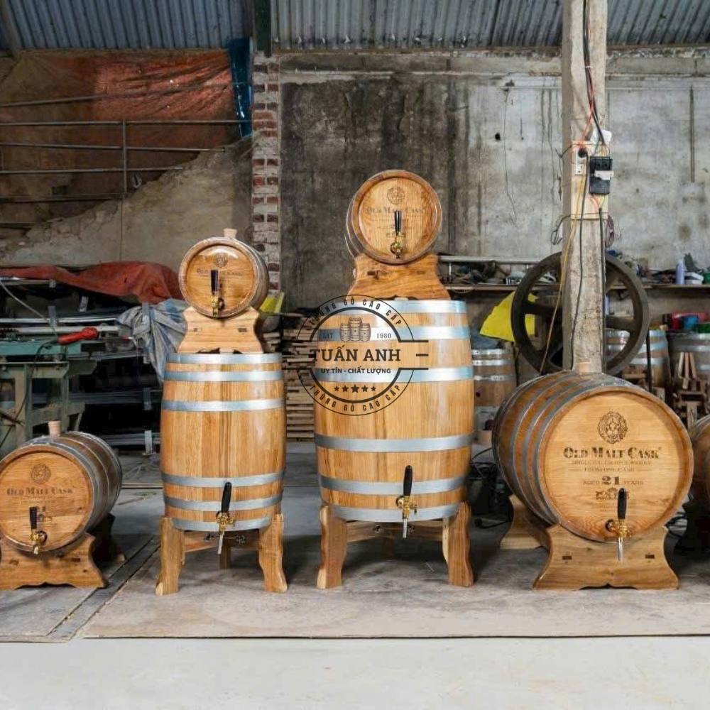 Địa Chỉ Mua Thùng Gỗ Sồi Tại Lạng Sơn - Giá Xưởng Thùng Gỗ Tuấn Anh