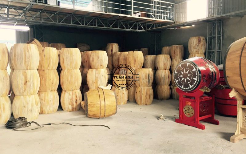 Mua Trống Đình Chùa Ở Đâu Uy Tín? Ghé Ngay Xưởng Thùng Gỗ Tuấn Anh