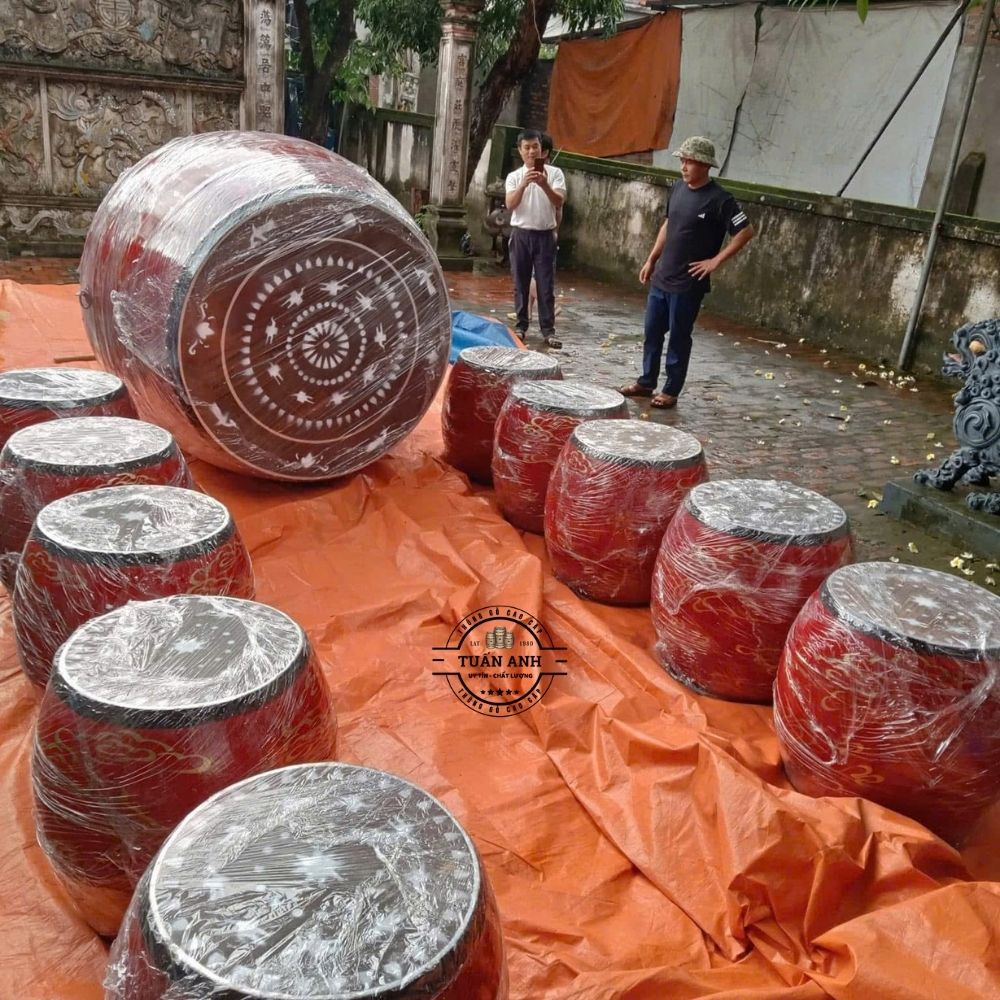 Trống trường học Lai Châu giá xưởng | Trống khai giảng, trống báo giờ