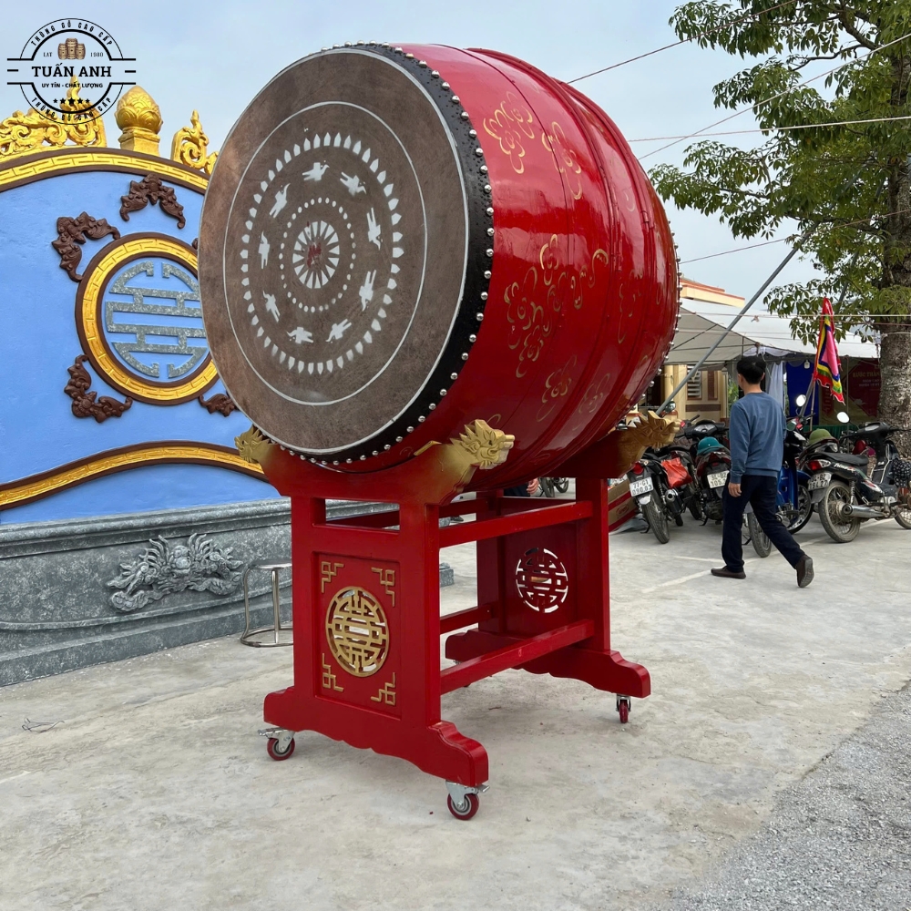 Địa chỉ mua trống đình chùa tại Nam Định | Thùng Gỗ Tuấn Anh