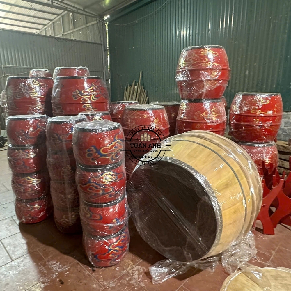 Địa Chỉ Mua Trống Tại Huế Trống Đình Chùa, Nhà Thờ Họ | Thùng Gỗ Tuấn Anh