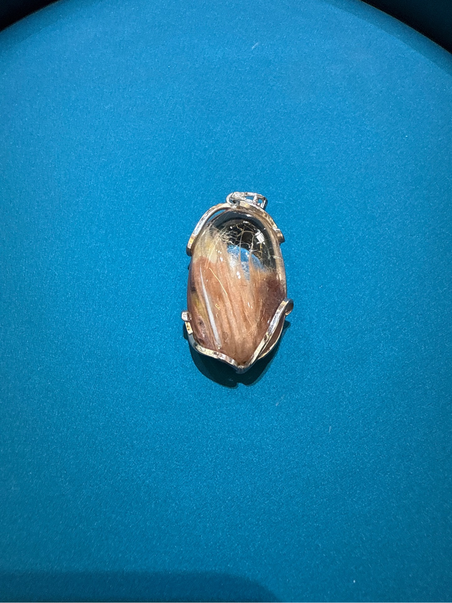 Mặt Dây Chuyền Thạch Anh Rêu Nhỏ