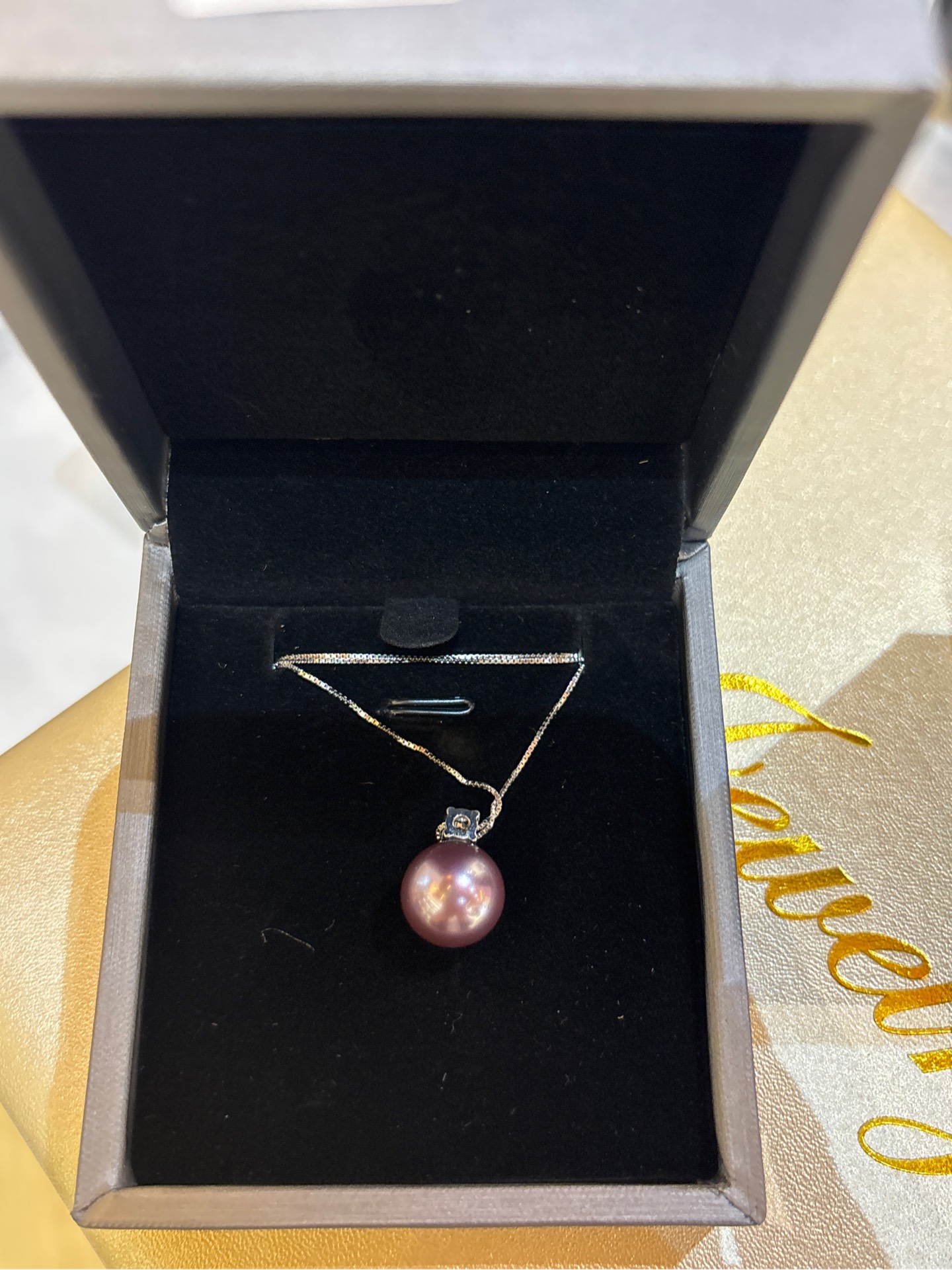 Dây Chuyền Ngọc Trai Violet Lớn