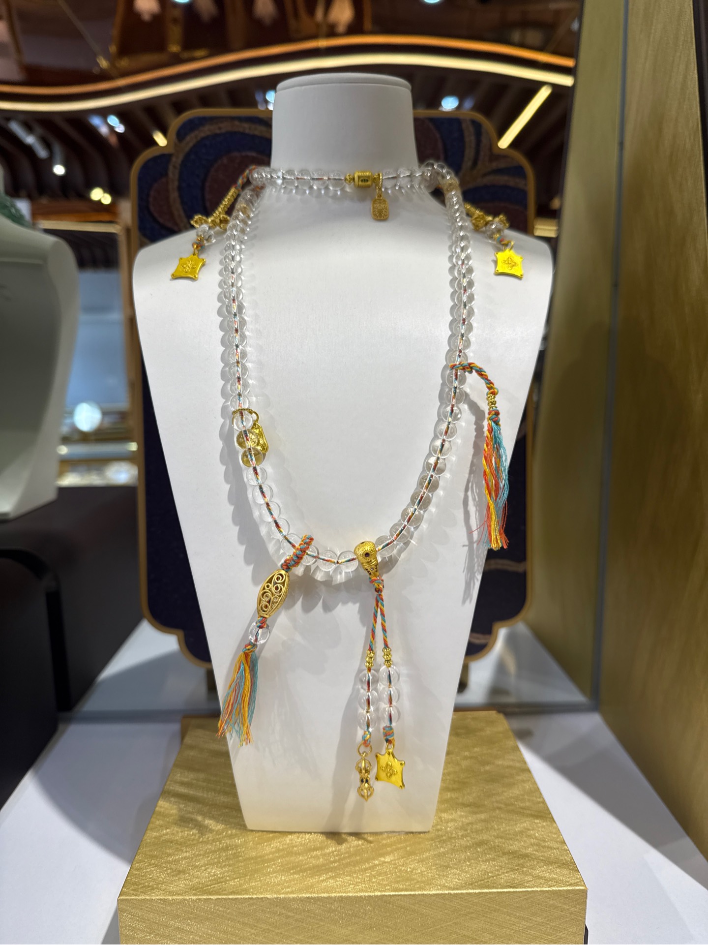 Dây Chuyền Thạch Anh Tự Nhiên Mix Charm