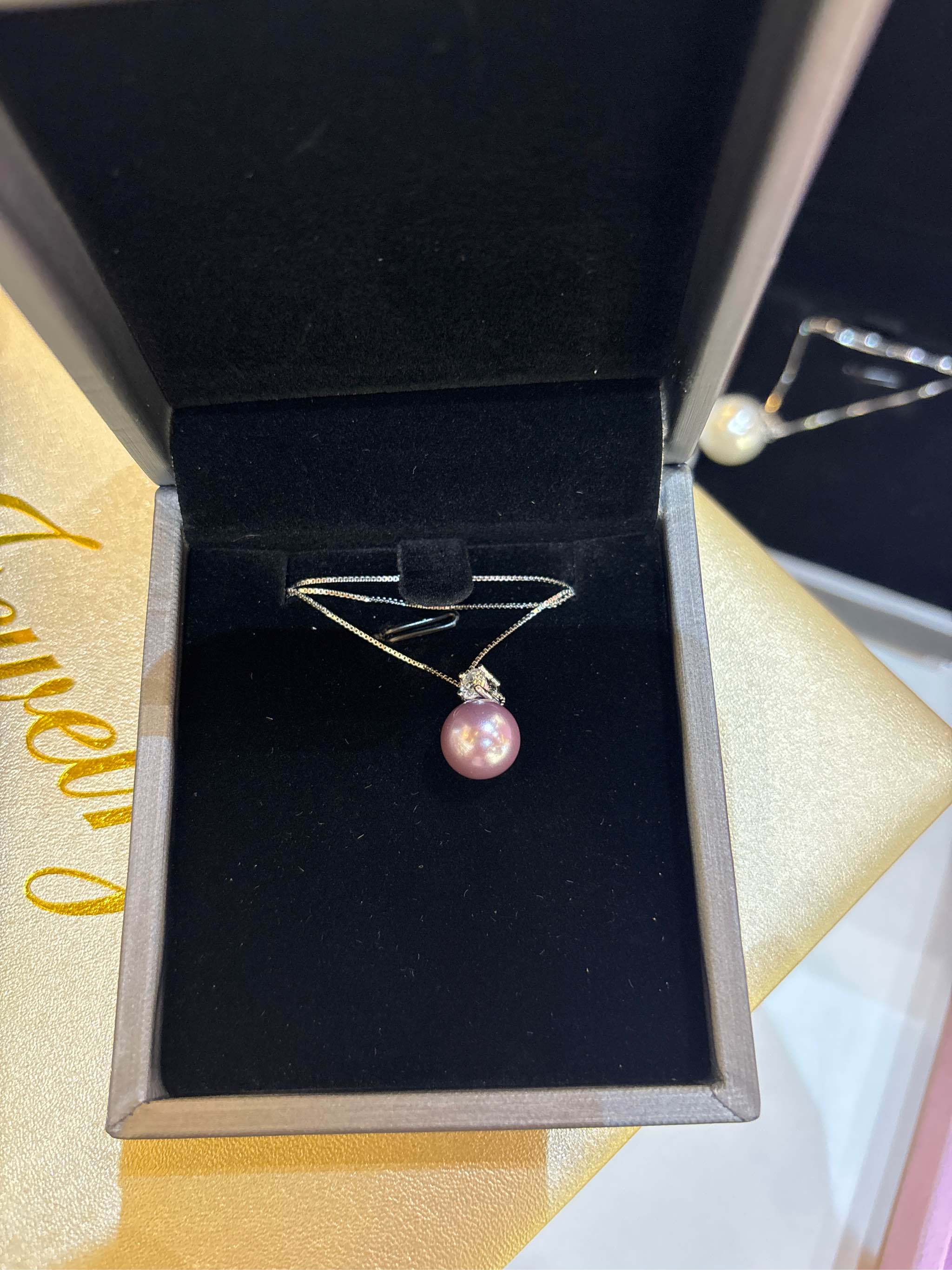 Dây Chuyền Ngọc Trai Violet Nhỏ