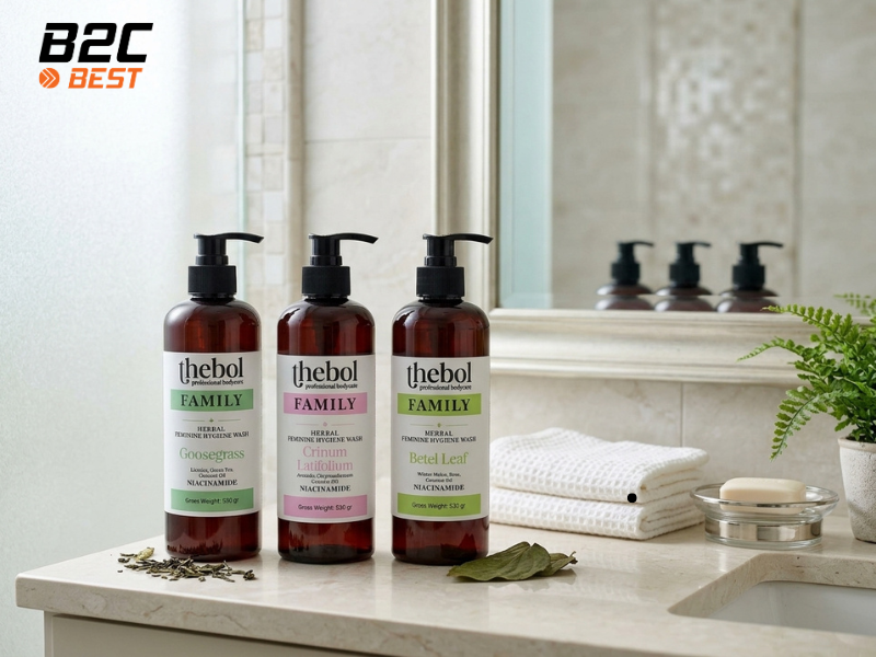 Review Bộ 3 Dung Dịch Vệ Sinh Phụ Nữ Thebol: Nên Chọn Trầu Không, Mần Trầu Hay Trinh Nữ Hoàng Cung?