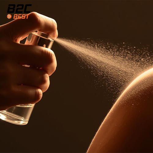 xịt nước hoa sau đầu gối