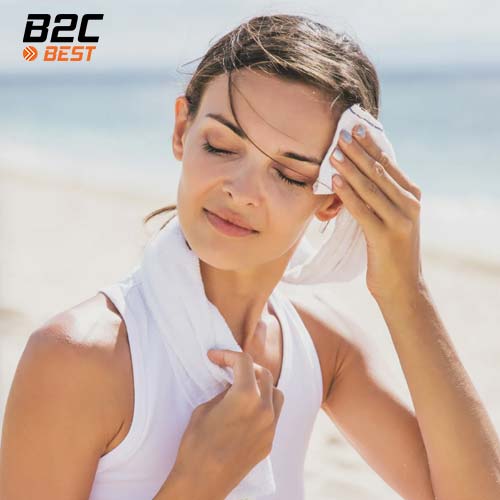 cách giữ tóc luôn khô thoáng, không bết khi tập thể dục