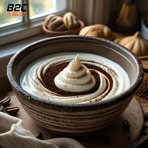 bã cà phê + sữa chua