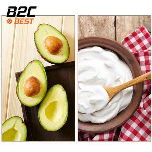 mặt nạ bơ va sữa chua