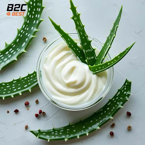 ủ tóc bằng nha đam và sữa chua