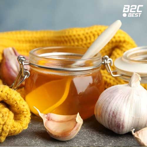 giảm rụng tóc bằng tỏi và mật ong