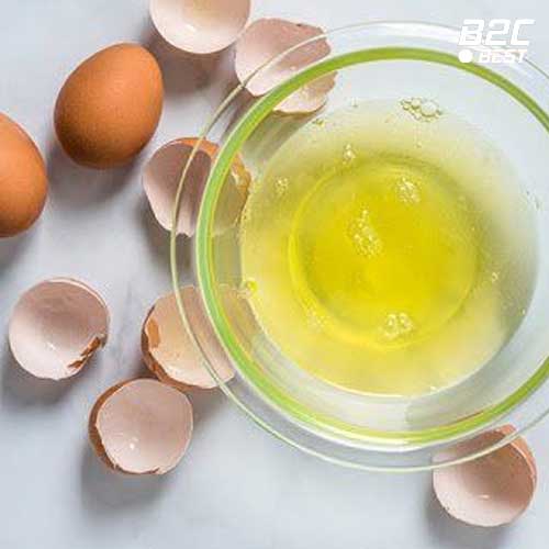 trị rụng tóc bằng lòng trắng trứng