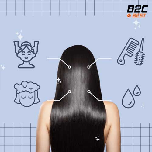 các bước tẩy tế bào chết cho da đầu