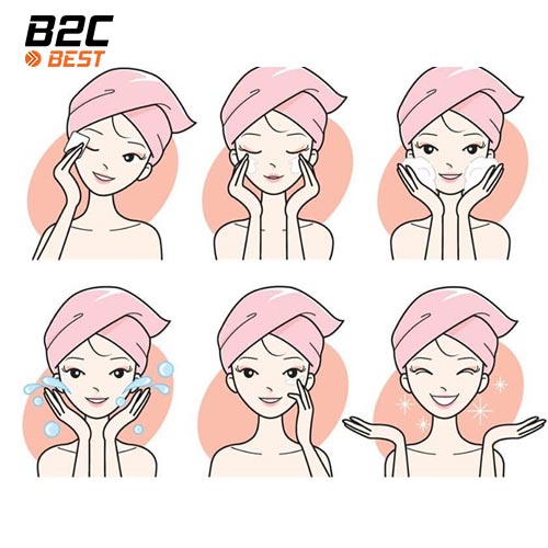 cách rửa mặt đúng hiệu quả