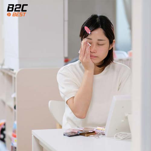 không làm sạch da