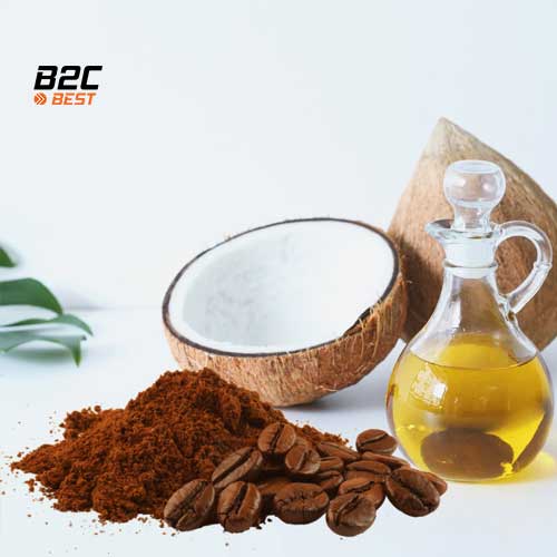 tẩy tế bào chết cà phê và dầu dừa