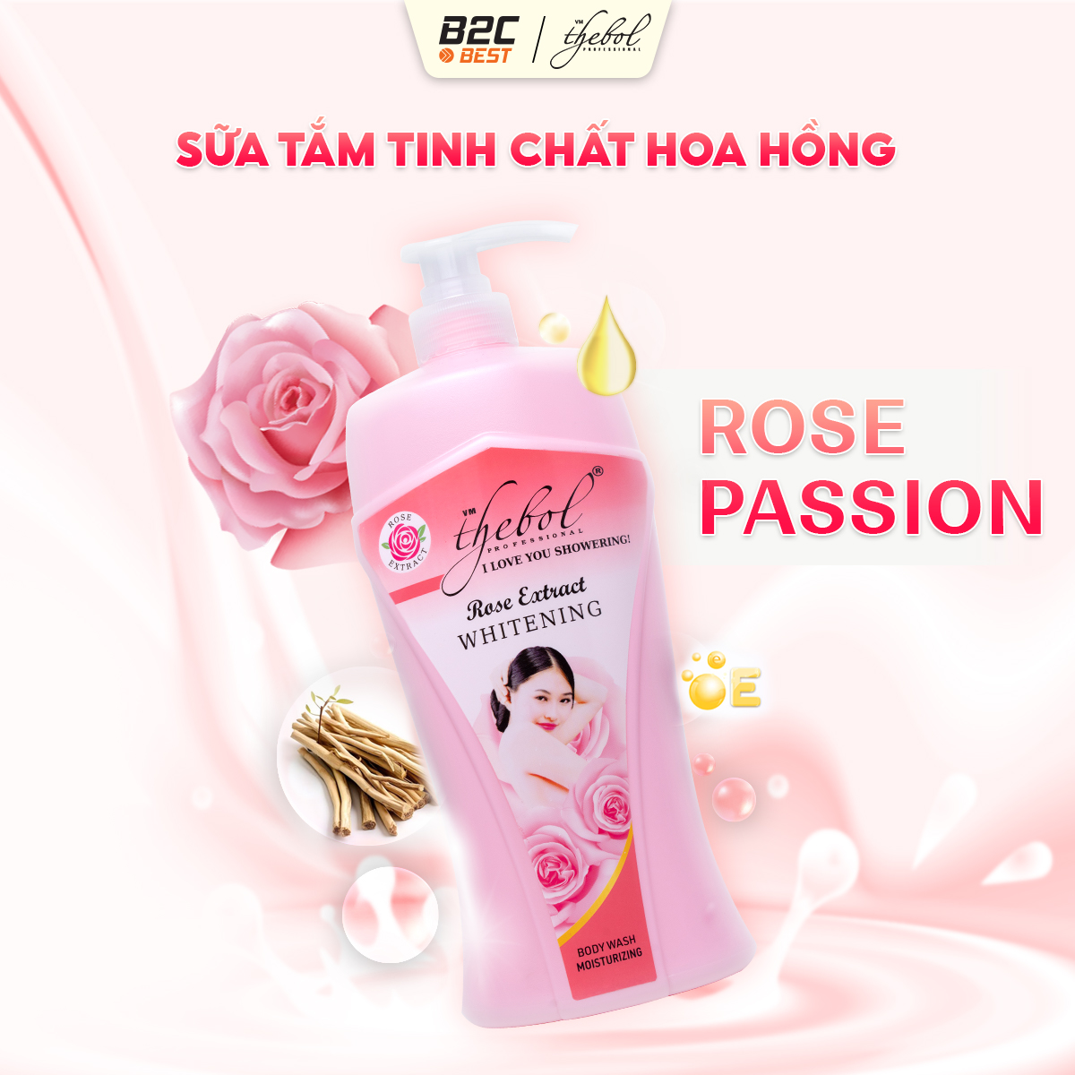 THEBOL - SỮA TẮM TINH CHẤT THEBOL - 1200gr