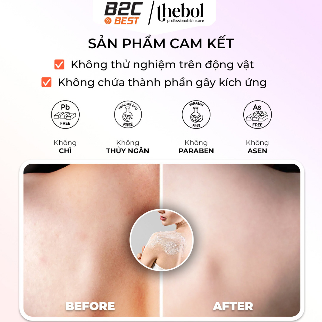 TẨY TẾ BÀO CHẾT BODY THEBOL 260G – COCONUT CINNAMON