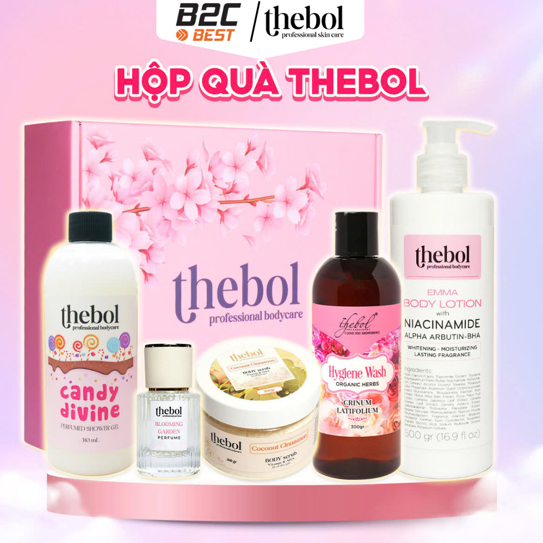 COMBO HỘP QUÀ THEBOL – 5 SẢN PHẨM CHĂM SÓC CƠ THỂ TOÀN DIỆN