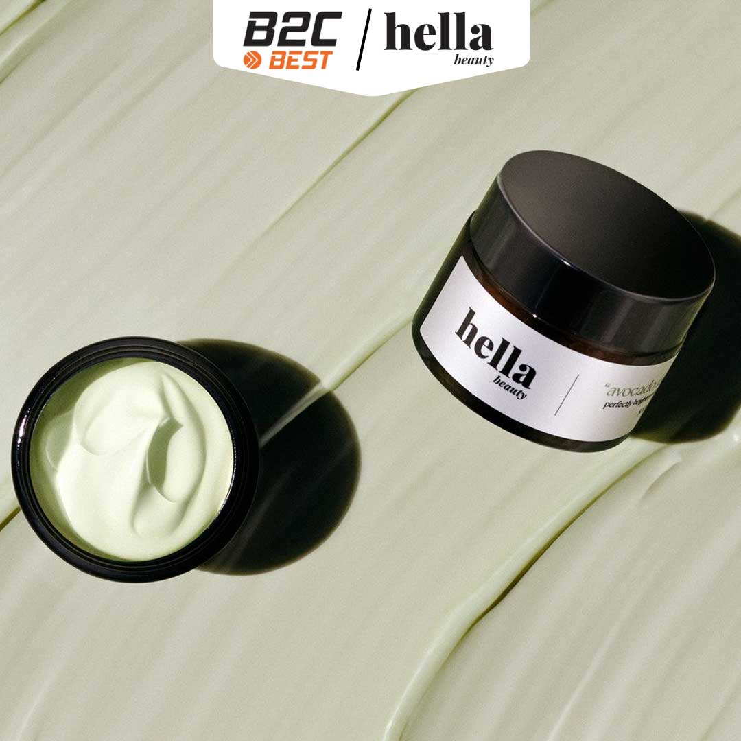 MẶT NẠ BƠ LÀM SẠCH ẨM MỊN HELLA BEAUTY 50G – AN TOÀN CHO DA NHẠY CẢM