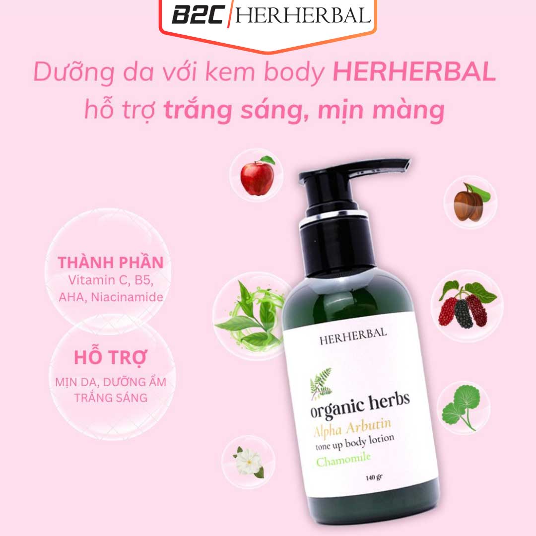 HỘP QUÀ HERHERBAL – SET QUÀ CHĂM SÓC CƠ THỂ CAO CẤP