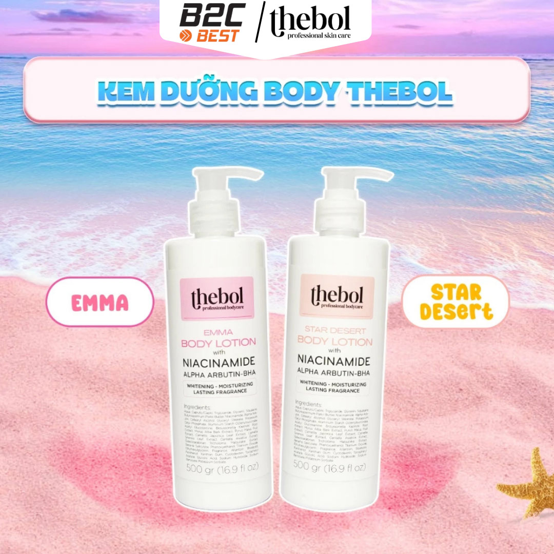 SỮA DƯỠNG THỂ SÁNG DA THEBOL HƯƠNG NƯỚC HOA – EMMA BODY LOTION