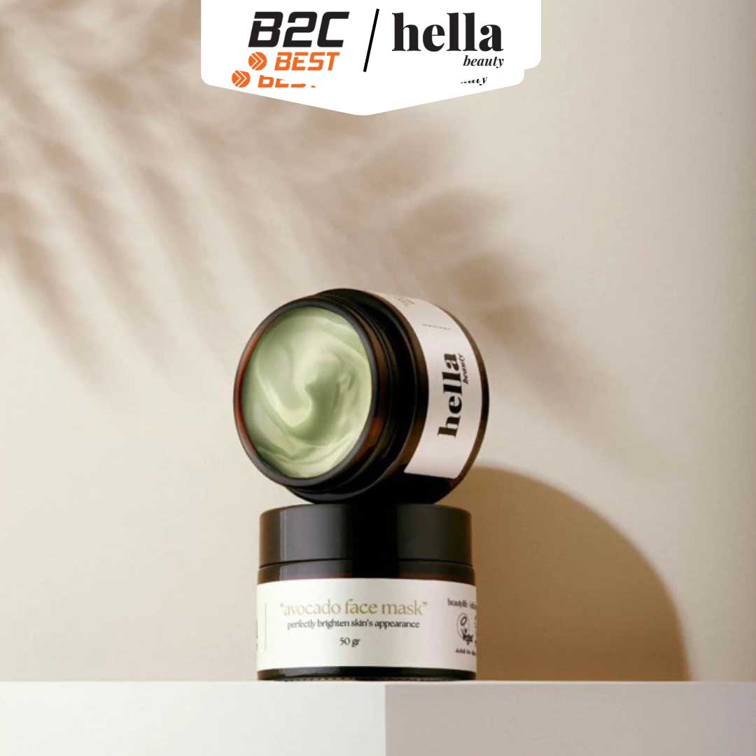 MẶT NẠ BƠ LÀM SẠCH ẨM MỊN HELLA BEAUTY 50G – AN TOÀN CHO DA NHẠY CẢM