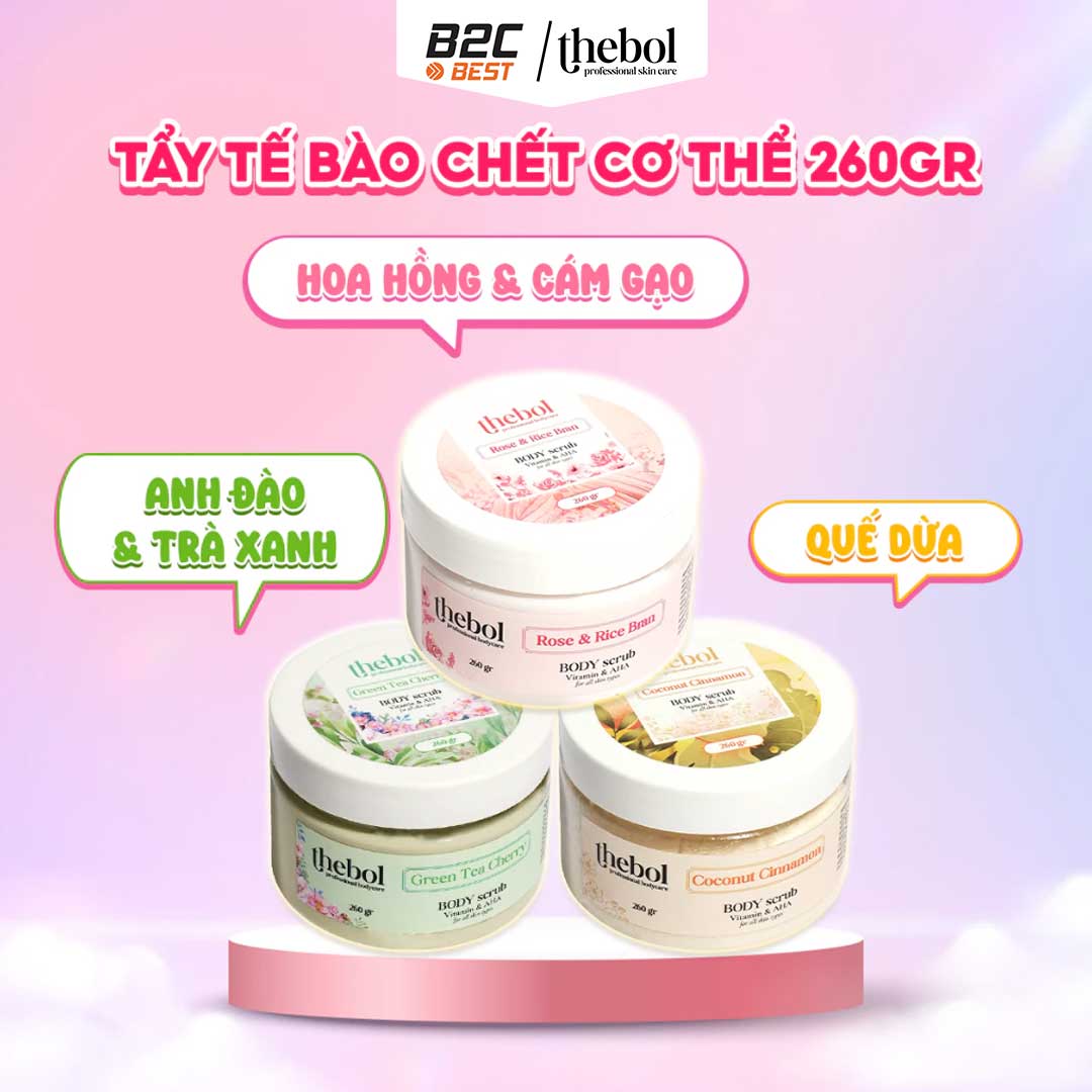 COMBO HỘP QUÀ THEBOL – 5 SẢN PHẨM CHĂM SÓC CƠ THỂ TOÀN DIỆN