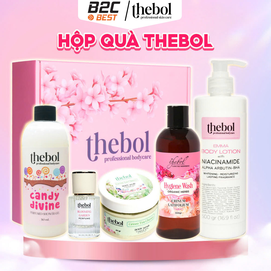 COMBO HỘP QUÀ THEBOL – 5 SẢN PHẨM CHĂM SÓC CƠ THỂ TOÀN DIỆN