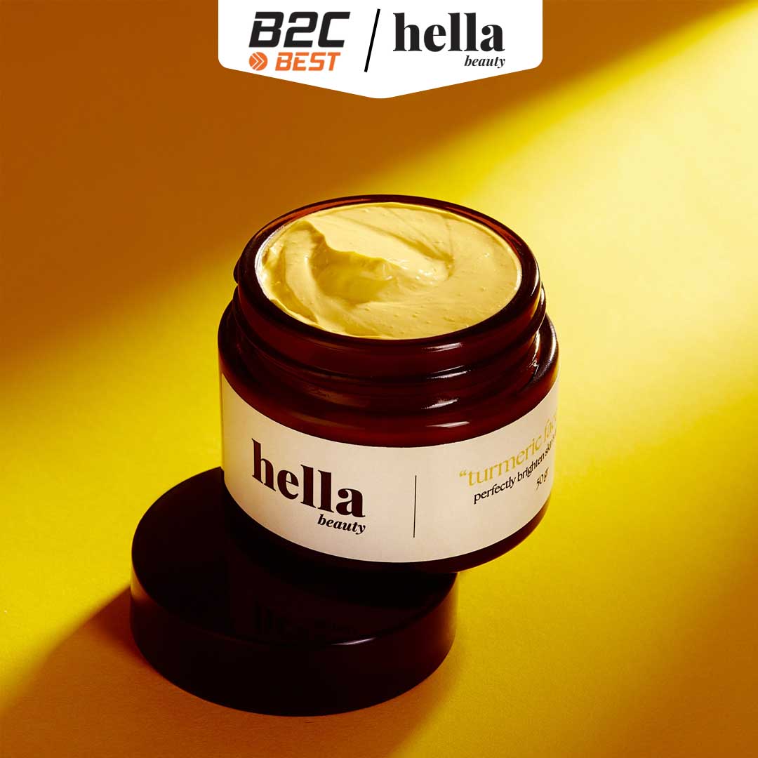 MẶT NẠ NGHỆ DƯỠNG TRẮNG GIẢM THÂM HELLA BEAUTY – 100% TINH CHẤT NGHỆ